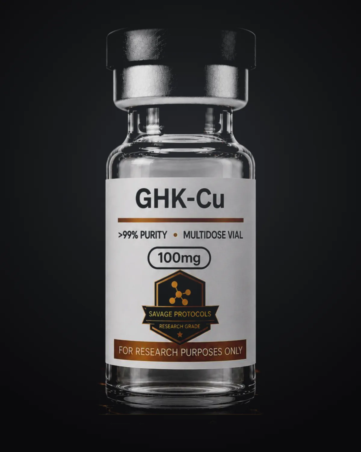 GHK-Cu research vial